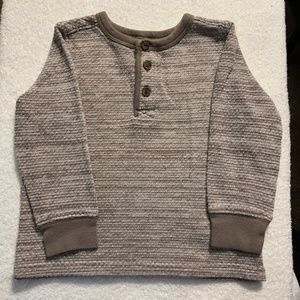 2T boys woven long sleeved shirt